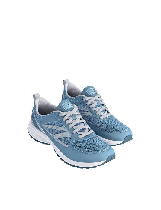 Sky Blue Lightweight Running Shoes – Breathable Mesh Sports Sneakers