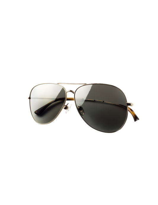 Premium Aviator Sunglasses for Men & Women – Gold Metal Frame with UV Protection