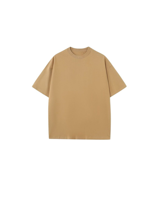 Sand-Tone Essential Crewneck T-Shirt