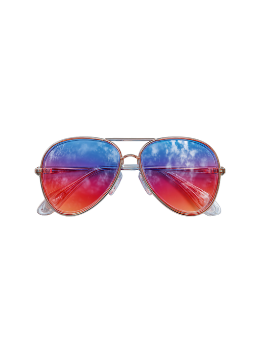Premium Rainbow Mirror Aviator Sunglasses for Men & Women – UV400 Fashion Eyewear